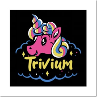 trivium and unicorn Posters and Art